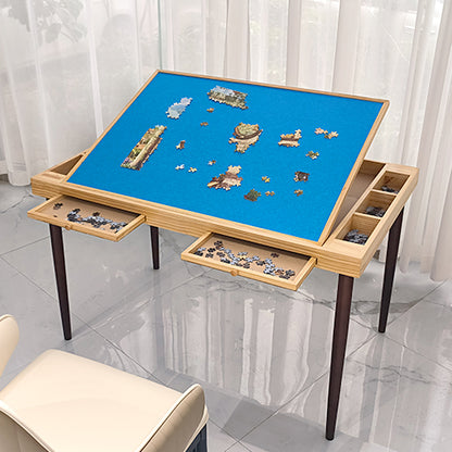 ENERIDIO long-legged puzzle table with six drawers for 1500 pieces