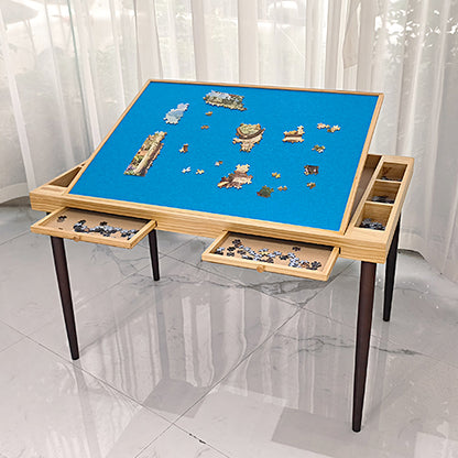 ENERIDIO long-legged puzzle table with six drawers for 1500 pieces