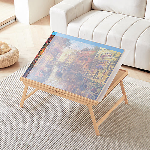 ENERIDIO Foldable puzzle table with six drawers for 1000，1500  pieces